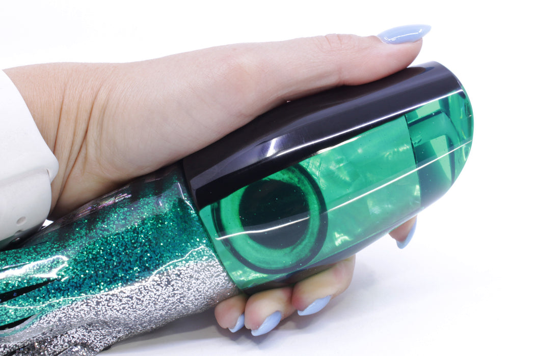 Marlin Magic Green Awabi Black Back Taxi Eyes Super Digga Dog 16" 15.5oz Skirted