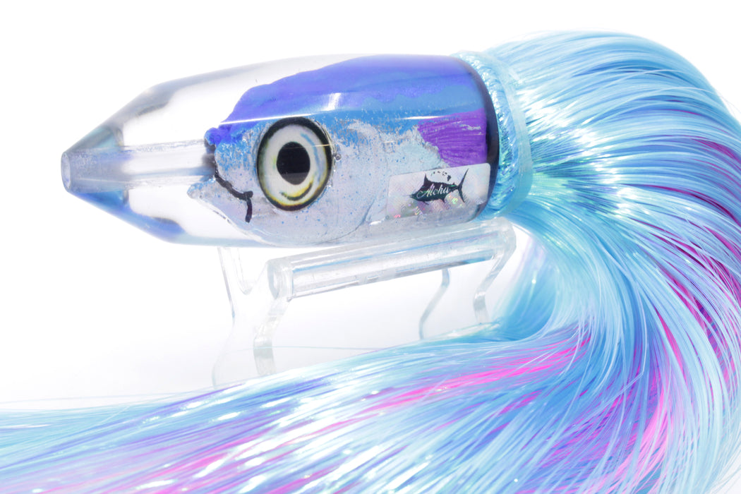 Aloha Lures Blue-Ice Blue Back Deep Six Malolo 9" 6.5oz Strobez Ice Blue/Pink