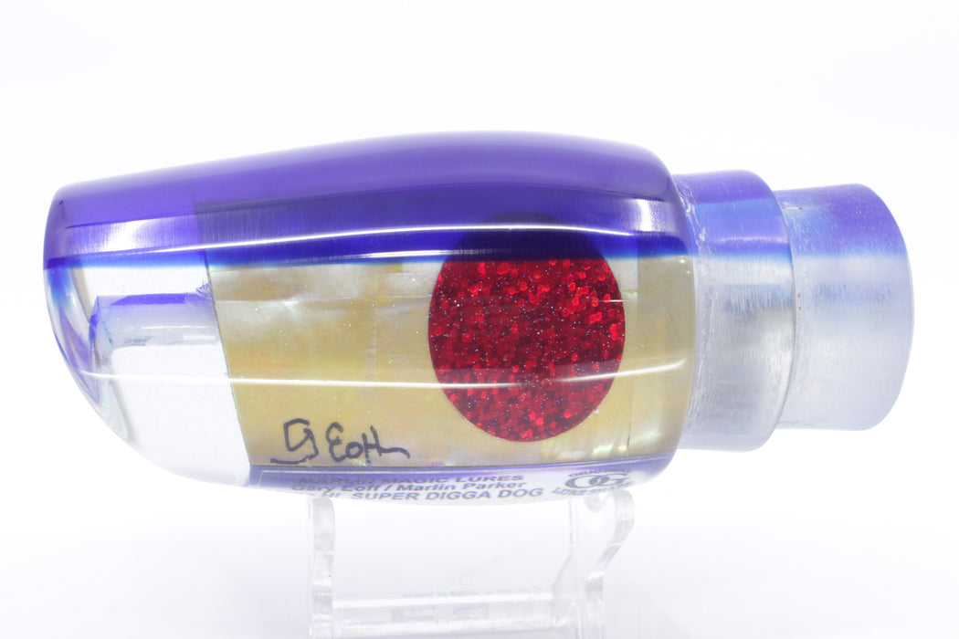 Marlin Magic Golden MOP Blue Back Red Eyes Super Digga Dog 16" 10oz