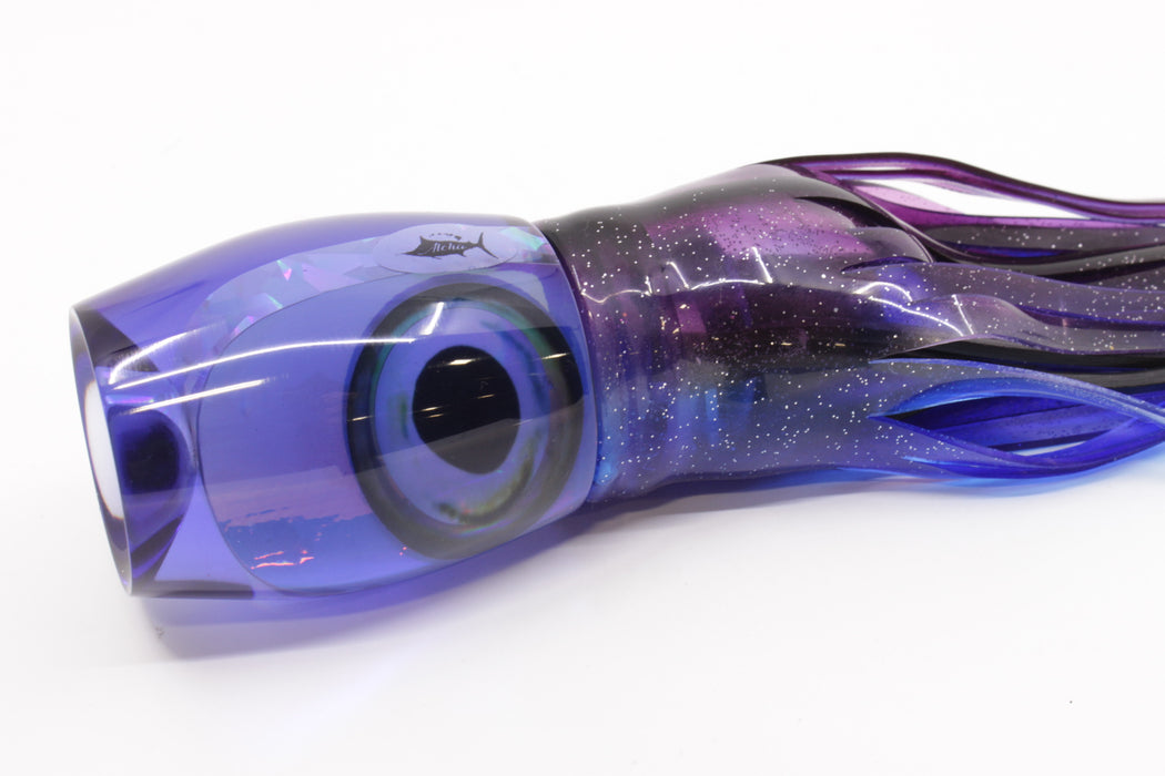 Aloha Lures Blue Rainbow Taxi Eyes Large Beauty 12" 10.5oz Skirted Blue/Purple