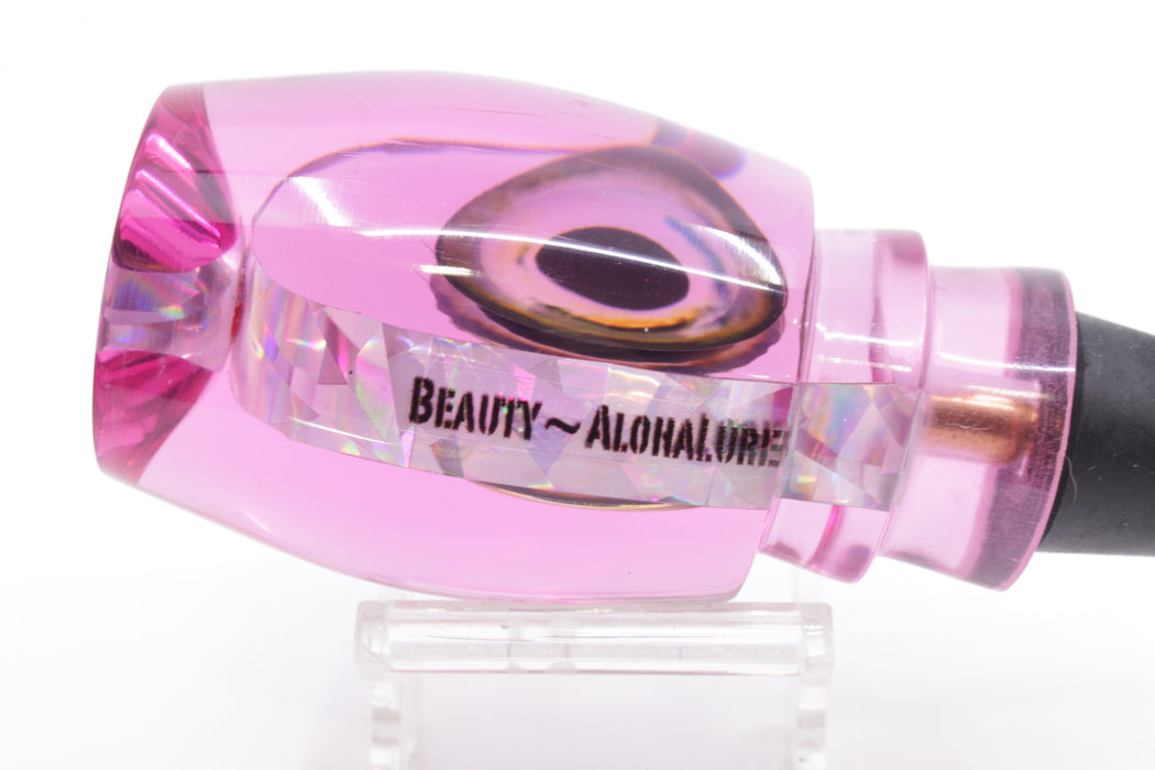 Aloha Lures Pink Mirrored Taxi Eyes Large Beauty 12" 5.8oz