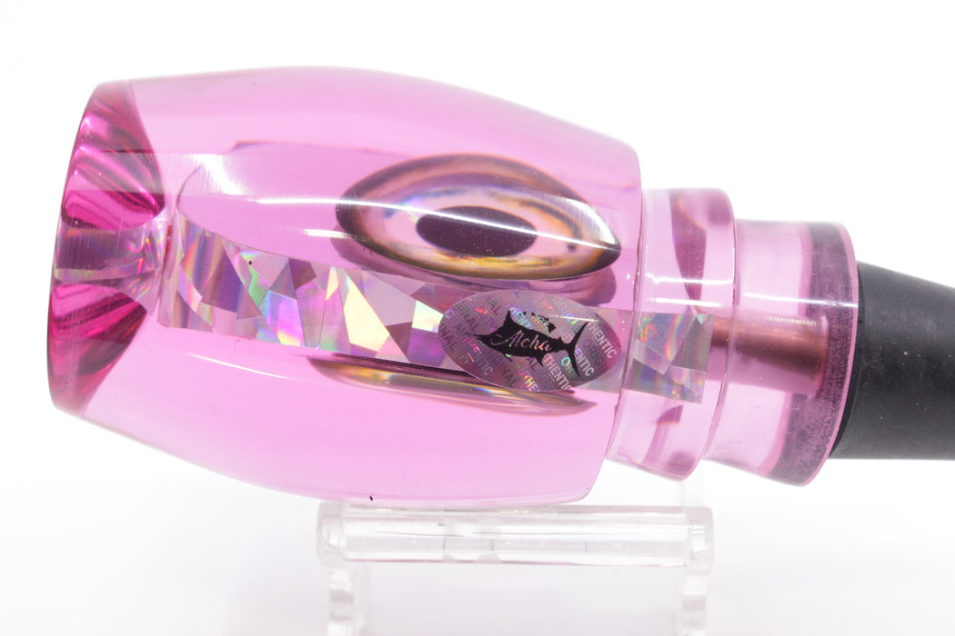 Aloha Lures Pink Mirrored Taxi Eyes Large Beauty 12" 5.8oz