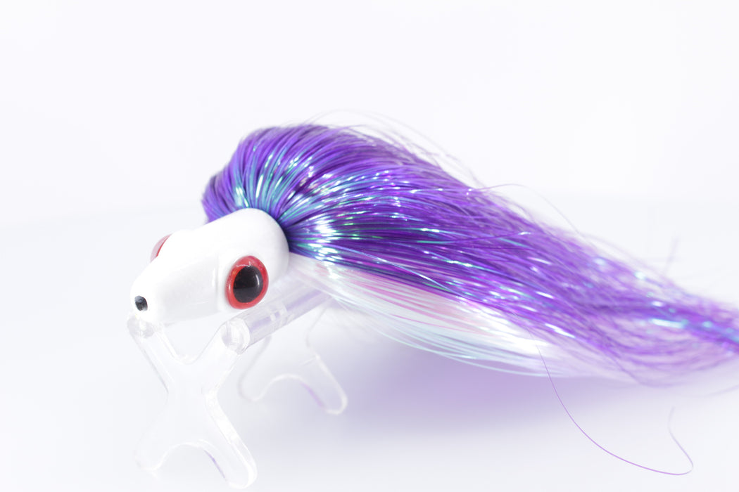 Magictail Outfitters Hoomagic Ballyhoo Lures Custom Purple-White