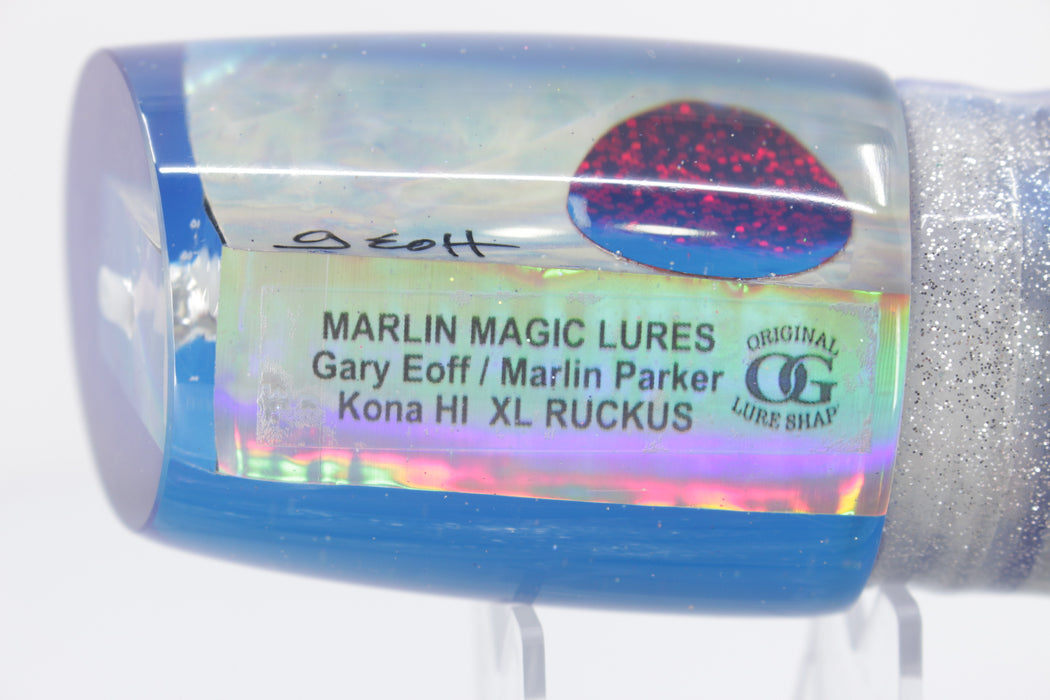 Marlin Magic 2003 Bisbees White Awabi Pearl Blue Back XL Ruckus 16" 15oz Skirted