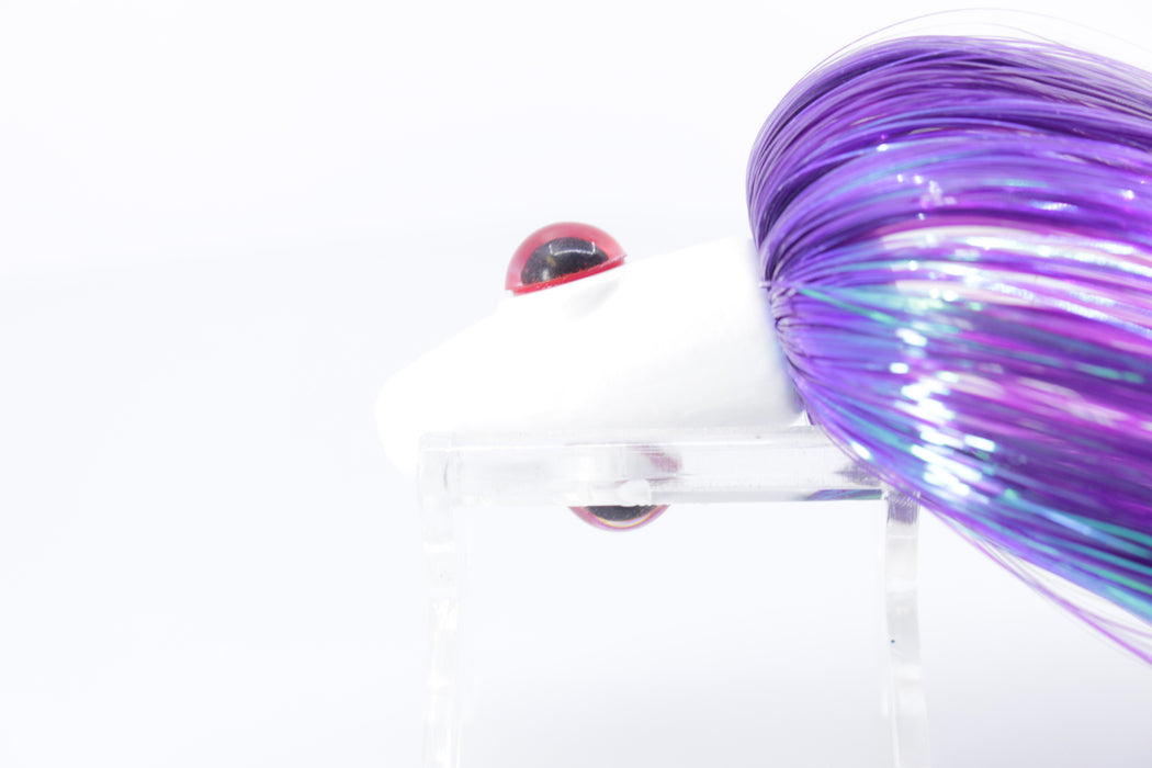 Magictail Outfitters Hoomagic Ballyhoo Lures Custom Purple-White