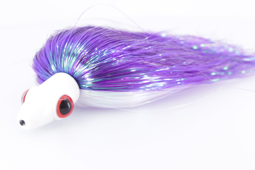 Magictail Outfitters Hoomagic Ballyhoo Lures Custom Purple-White