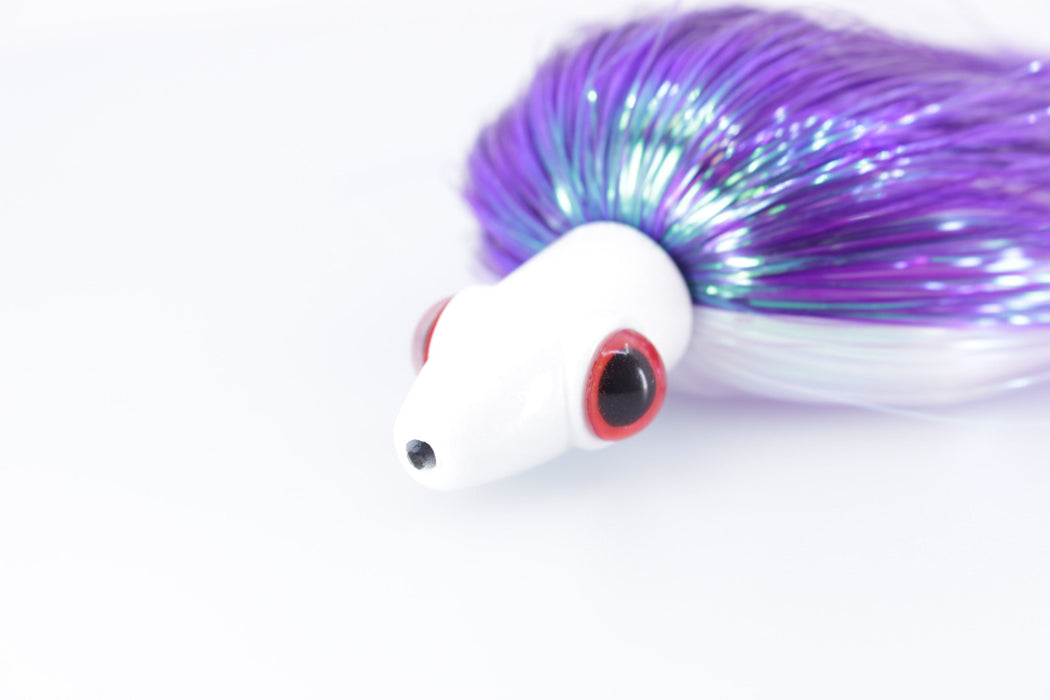 Magictail Outfitters Hoomagic Ballyhoo Lures Custom Purple-White