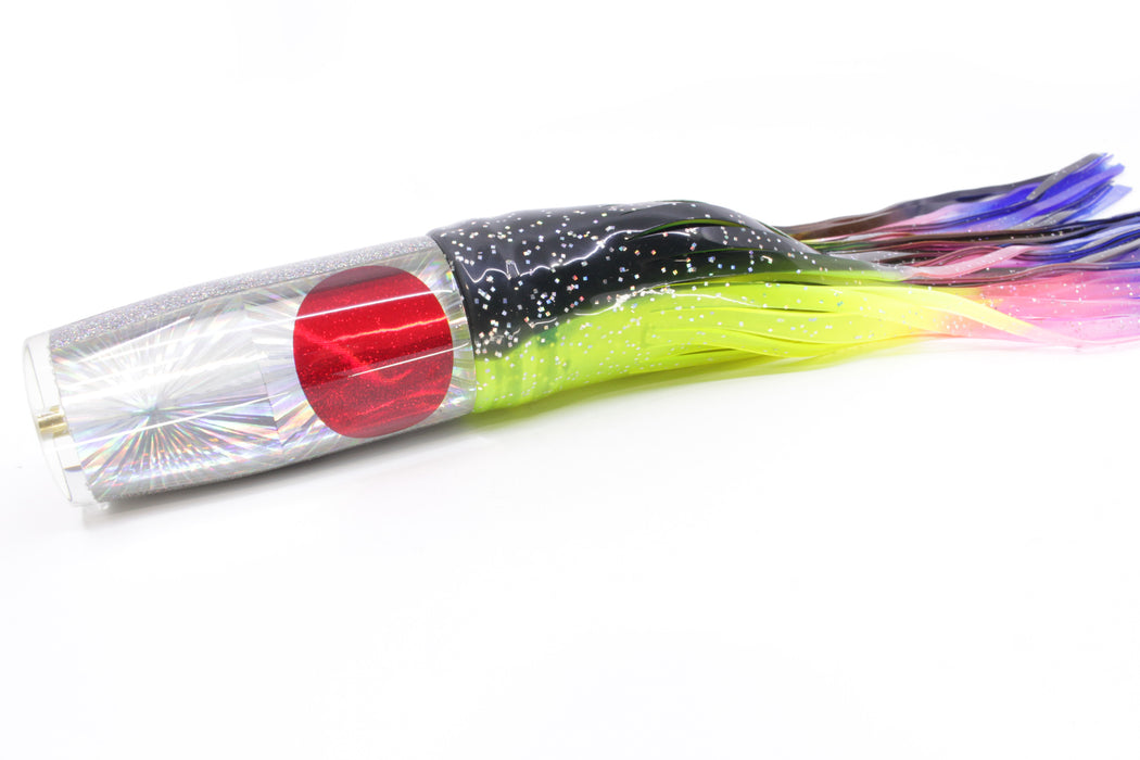 Koya Lures Silver Rainbow Starburst Red Eyes Hard Head 14" 14.5oz Skirted Magic Johnson