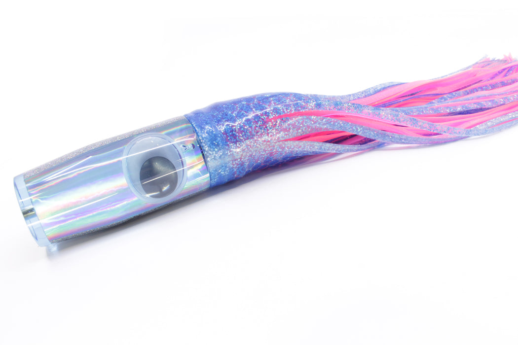 Koya Lures Ice Blue Rainbow Doll Eyes Hard Head 14" 14.5oz Skirted Blue Dots/Pink