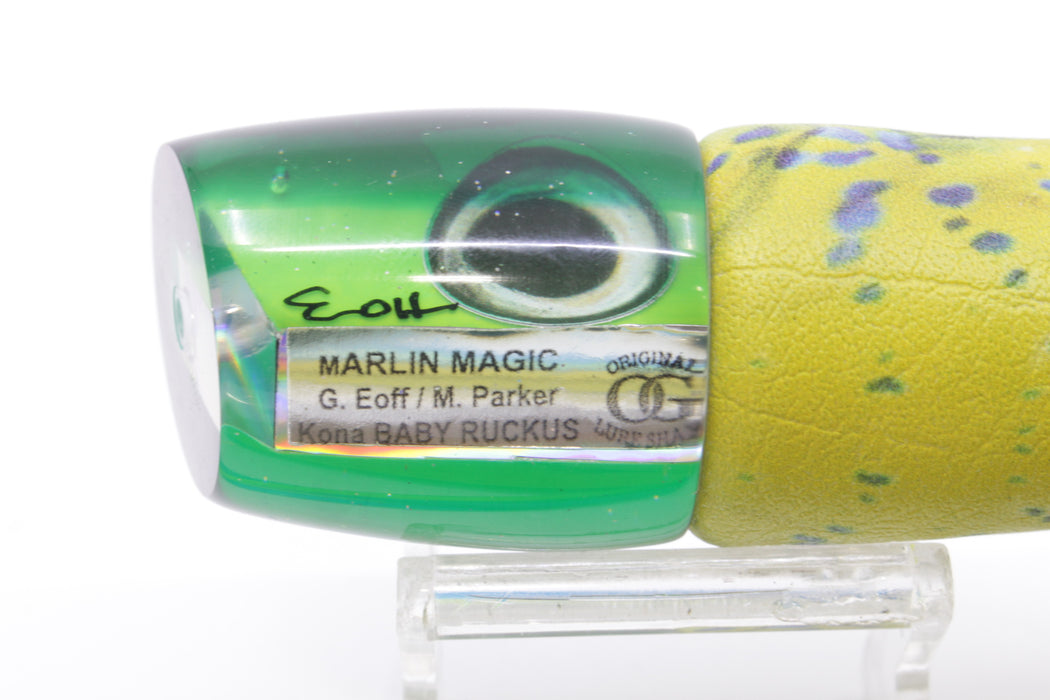 Marlin Magic Lime Green MOP Green Back #2 Baby Ruckus 10" 5.5oz ALV Mahi