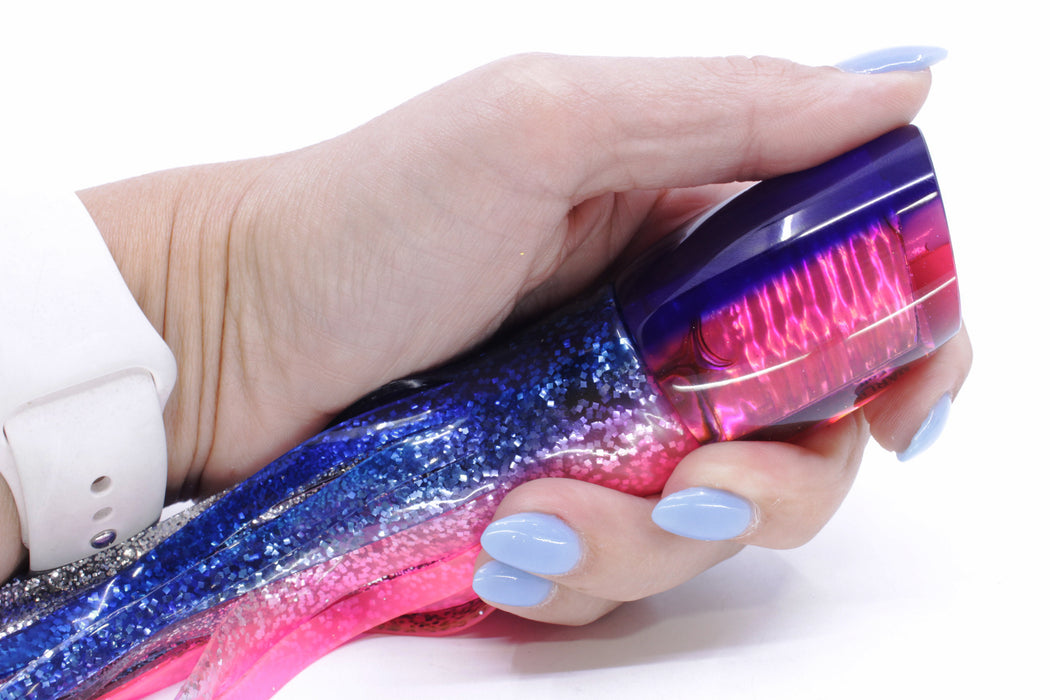 Marlin Magic Pink Abalone Blue Back Baby Ruckus 10" 6.5oz Skirted Blue-Pink
