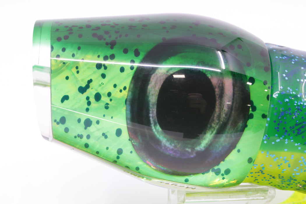 Moyes Lures Mahi Mahi MOP Green Back Sumo Teaser 27oz Skirted Mahi