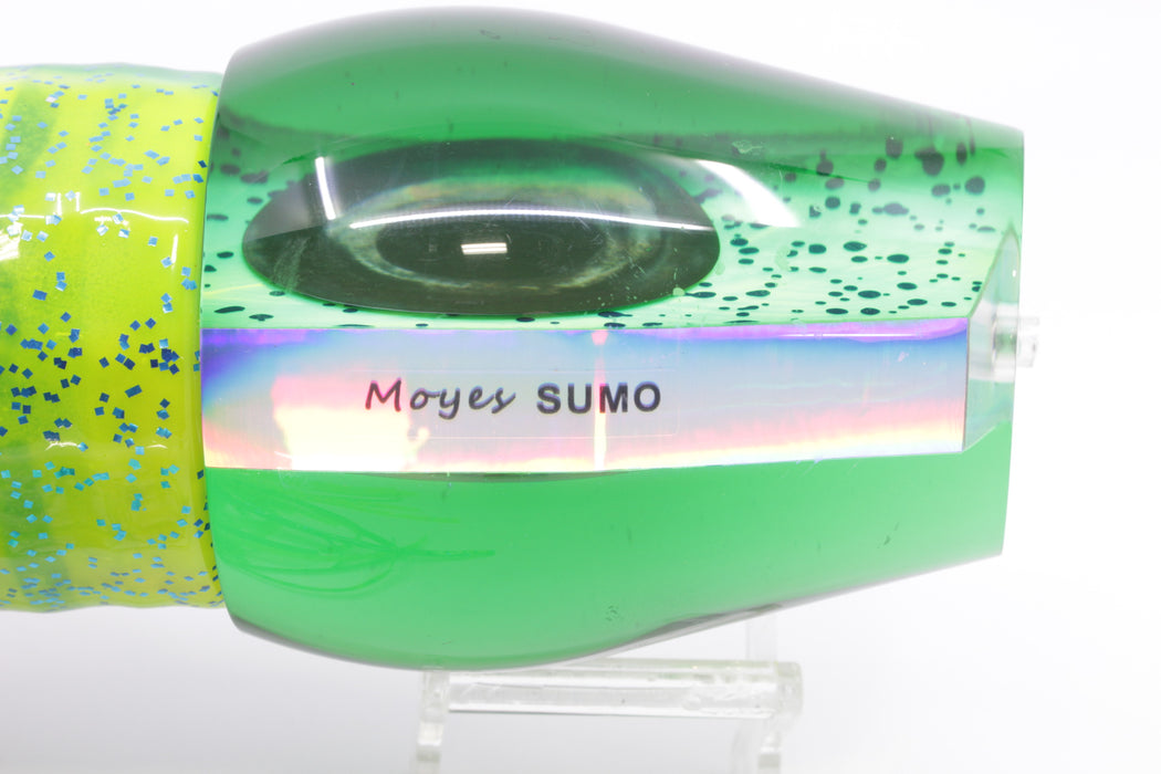 Moyes Lures Mahi Mahi MOP Green Back Sumo Teaser 27oz Skirted Mahi