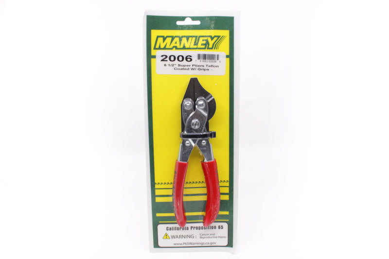 Manley 6-1/2" Super Pliers Teflon Coated with Grips #2006