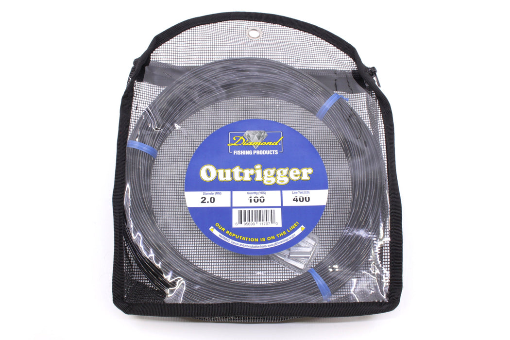 Diamond Fishing Products Outrigger Kits Nylon Mono-Line with Sleeves EZ-K