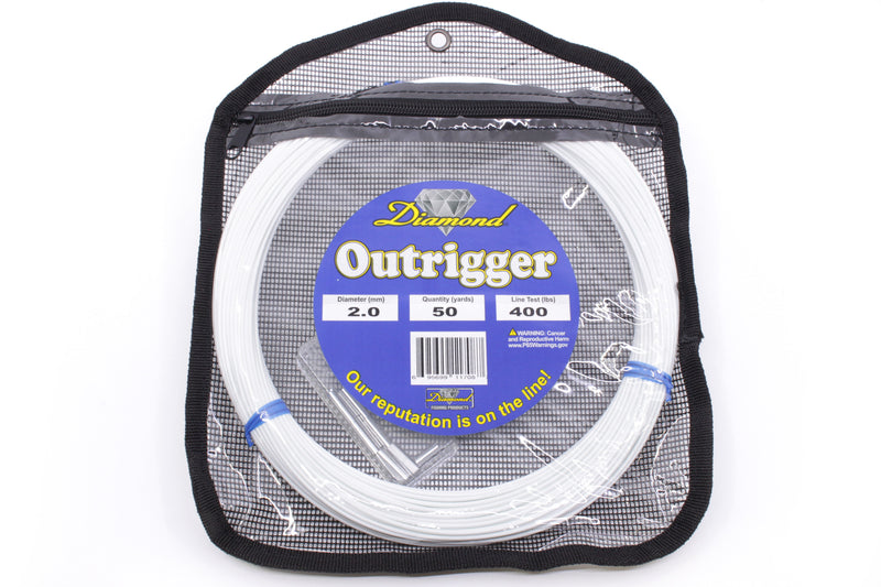 Diamond Fishing Products Outrigger Kits 400# Nylon Mono-Line with Sleeves