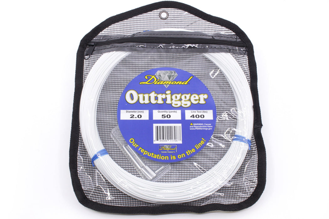 Diamond Fishing Products Outrigger Kits Nylon Mono-Line with Sleeves EZ-K