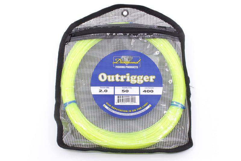 Diamond Fishing Products Outrigger Kits 400# Nylon Mono-Line with Sleeves