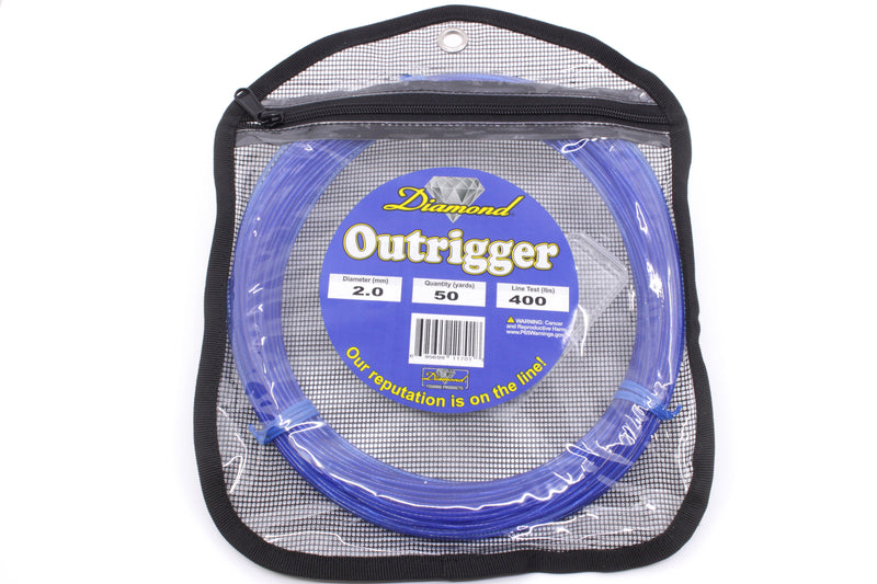 Diamond Fishing Products Outrigger Kits 400# Nylon Mono-Line with Sleeves