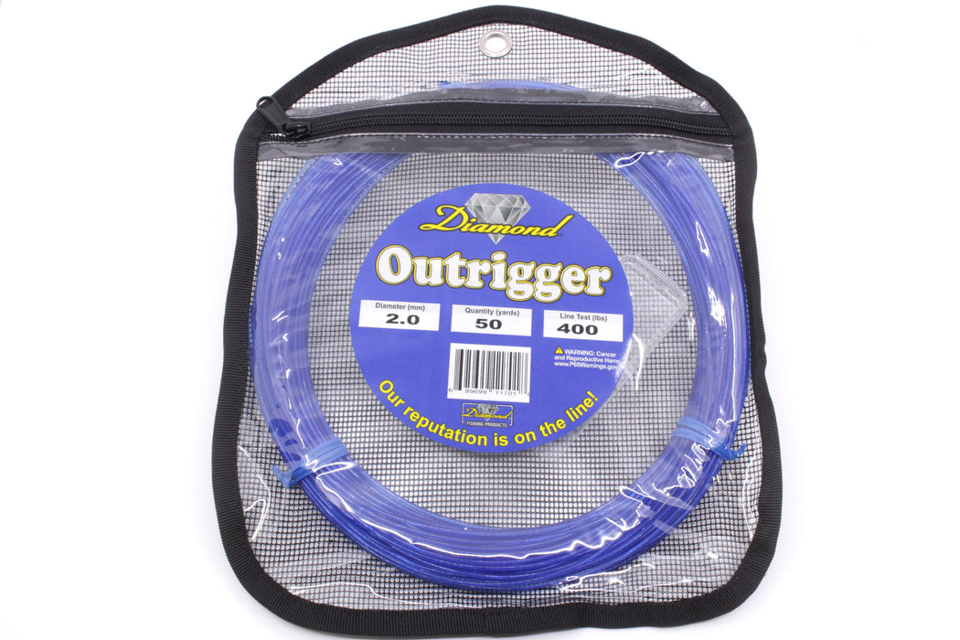 Diamond Fishing Products Outrigger Kits Nylon Mono-Line with Sleeves EZ-K