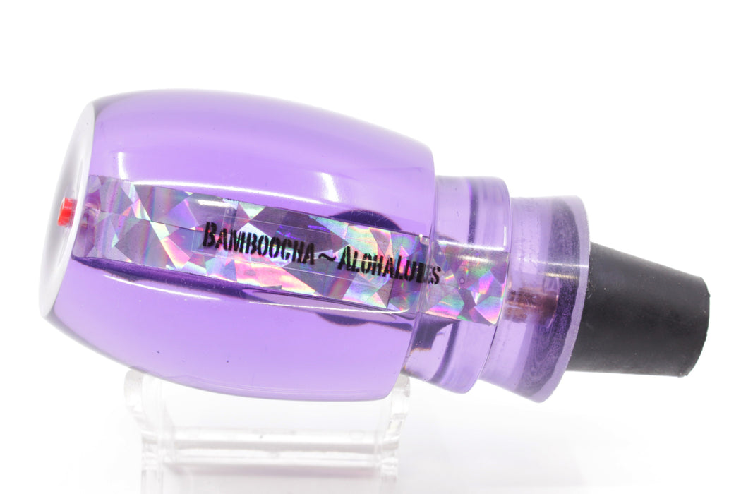 Aloha Lures Purple Chrome Red Eyes Bamboocha 12" 6.7oz EZ-K