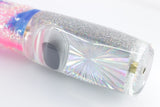Koya Lures Silver Rainbow Starburst Silver Glitter Pearl Doll Eyes Hard Head 12" 9oz Skirted