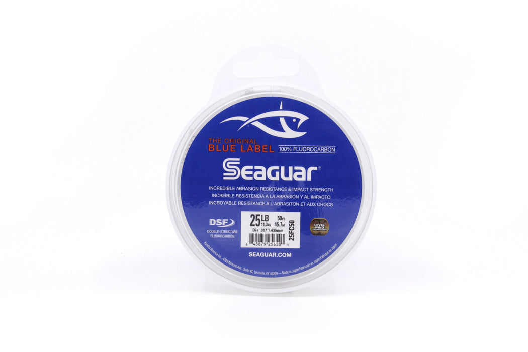 Seaguar Blue Label Fluorocarbon Leader 50YD 20#-80# EZ-K