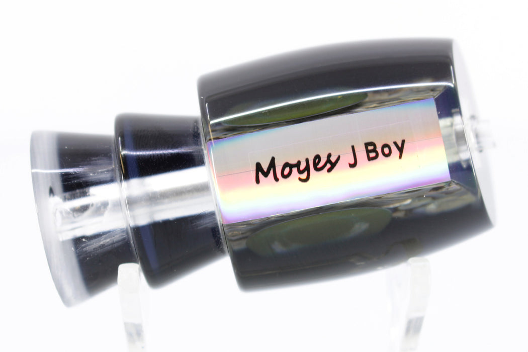 Moyes Lures Abalone Shell Black Back Medium J-Boy 12" 4oz