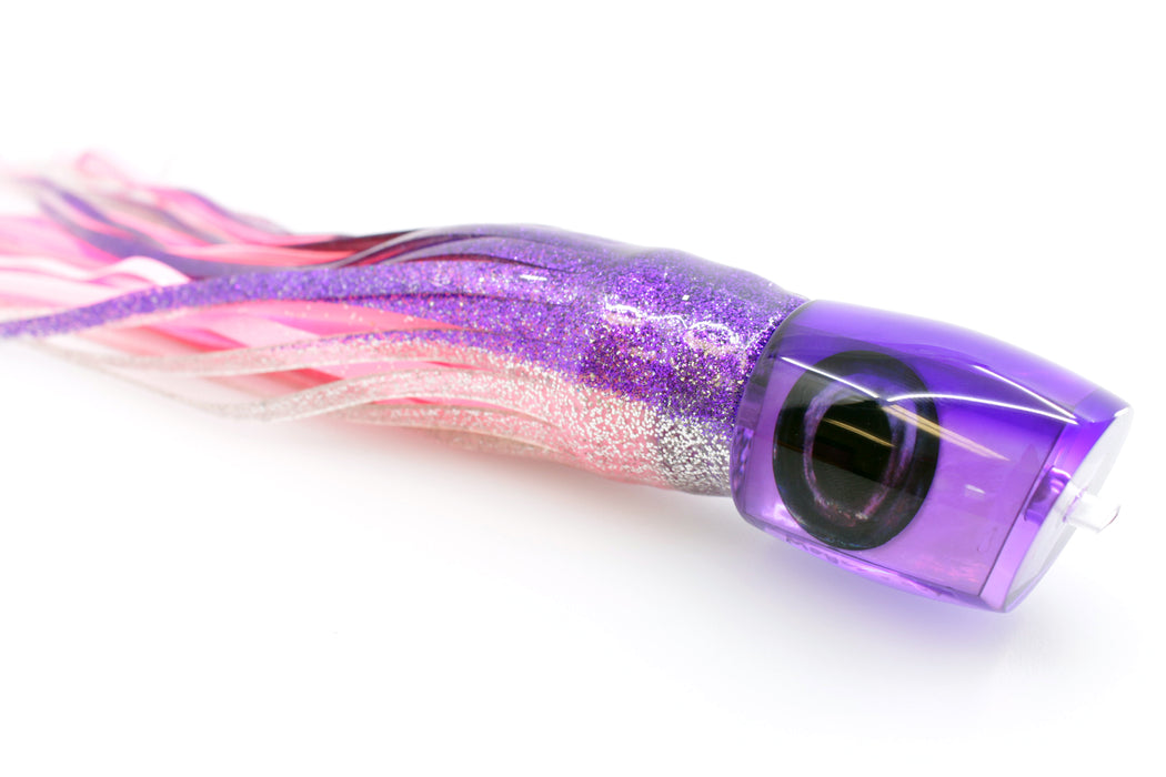 Moyes Lures Light Purple MOP Purple Back Medium J-Boy 12" 7oz Skirted Purple-Pink