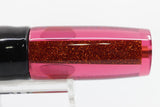 Koya Lures Pink Rainbow Scale Orange Glitter Pearl Red Eyes Hard Head 9" 4oz Skirted