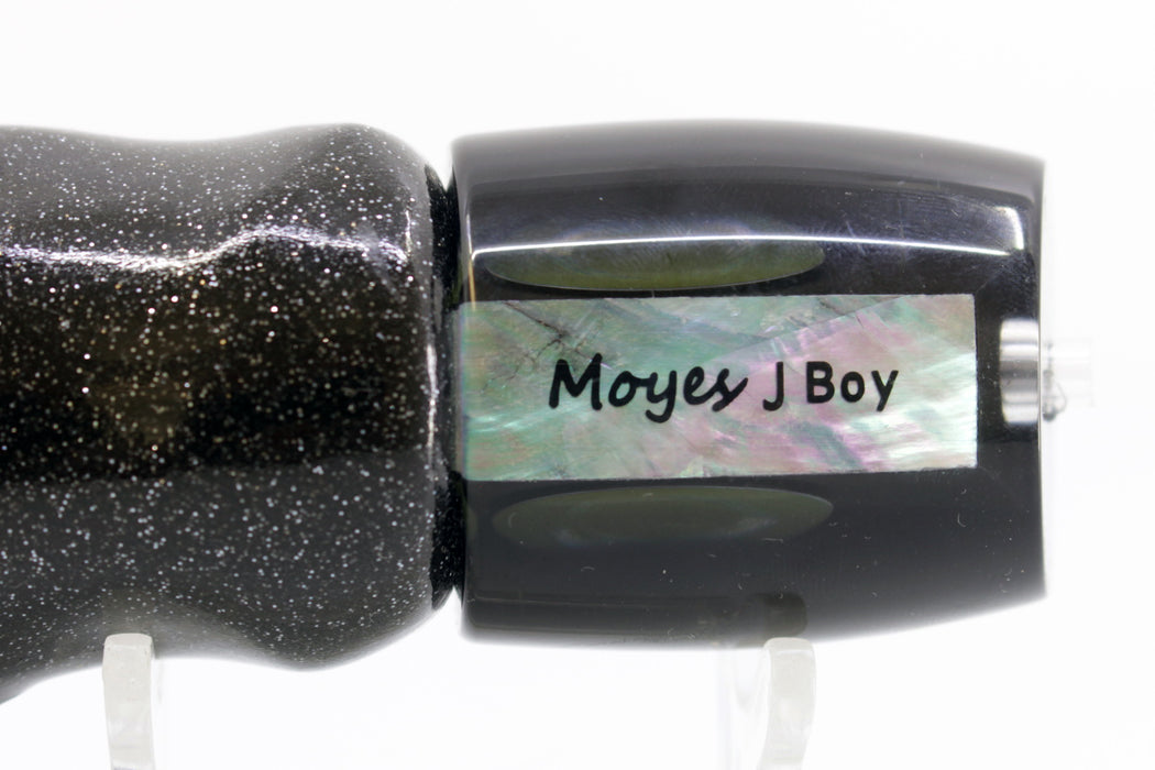 Moyes Lures Black Death Medium J-Boy 12" 5oz Vinyl Black