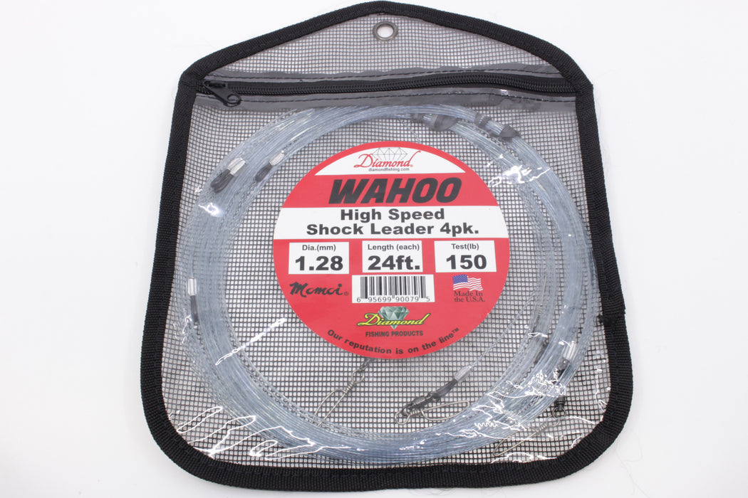 Diamond Fishing Wahoo High Speed Shock Leaders - 150lb - 24ft