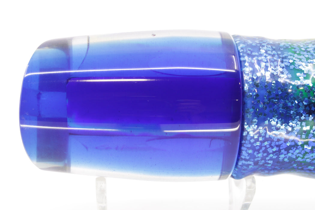 Marlin Magic Golden MOP Blue Back Red Eyes Ruckus 12" 11oz Skirted Blue-Silver/Green