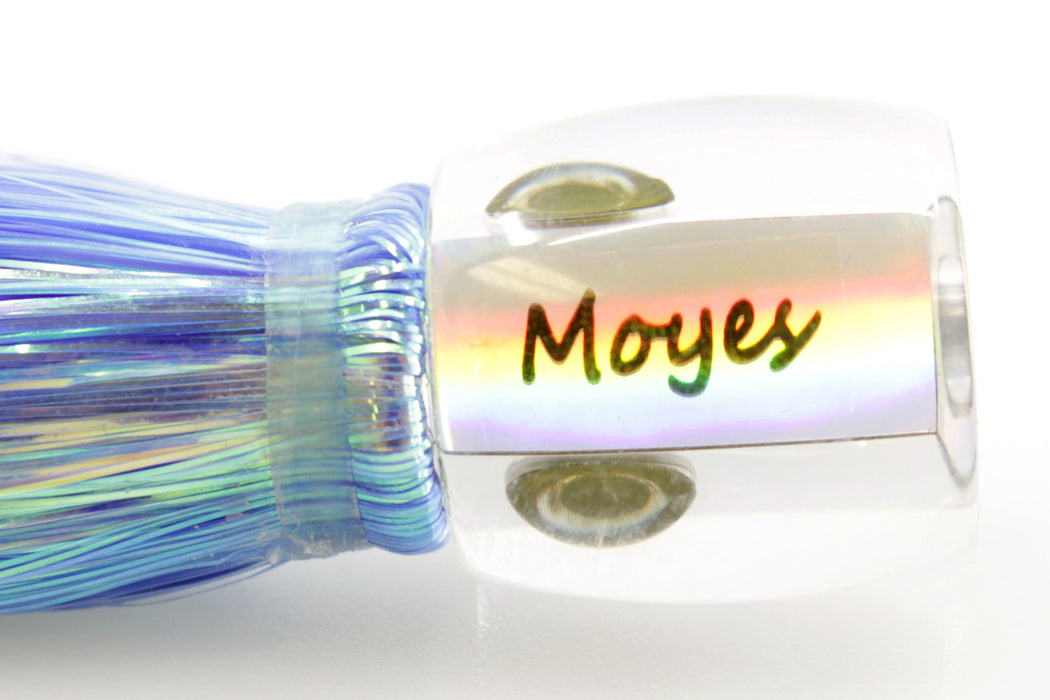 Moyes Lures Rainbow-Iridescent Tang 5" 1.5oz Flashabou Dark Blue-White