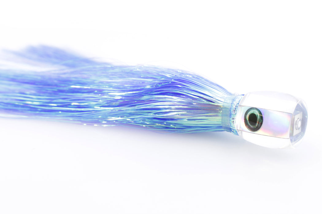 Moyes Lures Rainbow-Iridescent Tang 5" 1.5oz Flashabou Dark Blue-White