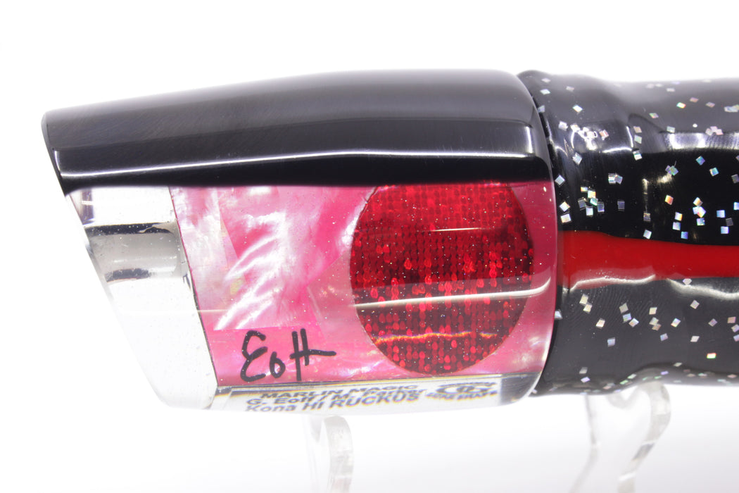 Marlin Magic Pink MOP Black Back Red Eyes Ruckus 12" 11oz Skirted Black/Pink