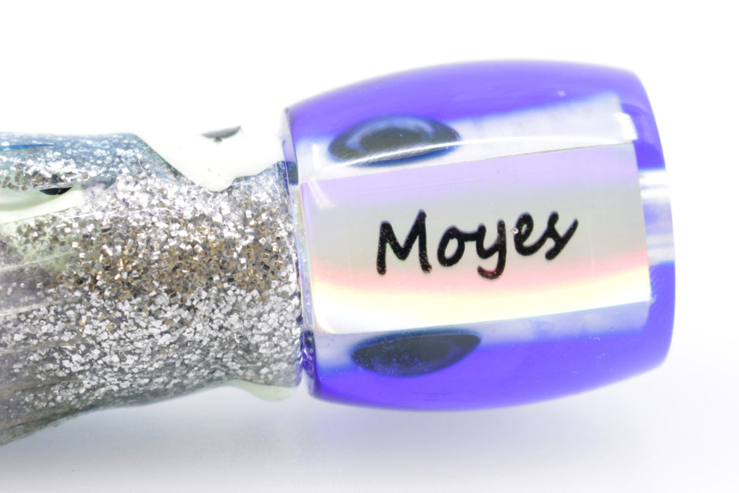 Moyes Lures White MOP Blue Back Tang 5" 3oz Skirted