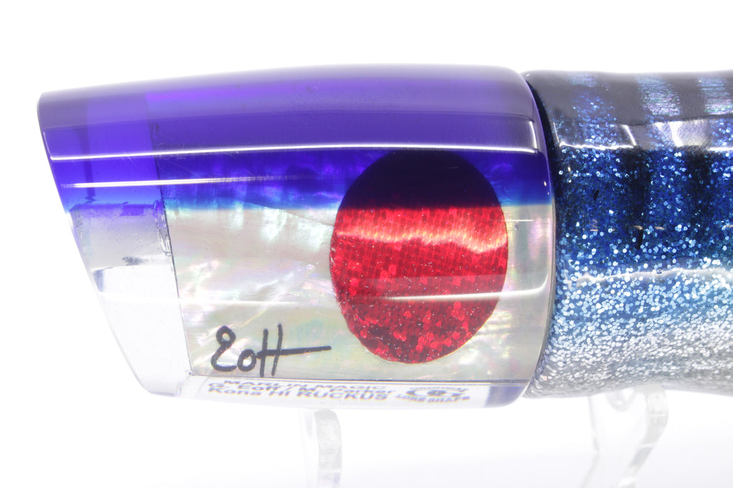 Marlin Magic White Awabi Blue Back Red Eyes Ruckus 12" 11oz Skirted Blue Aurora