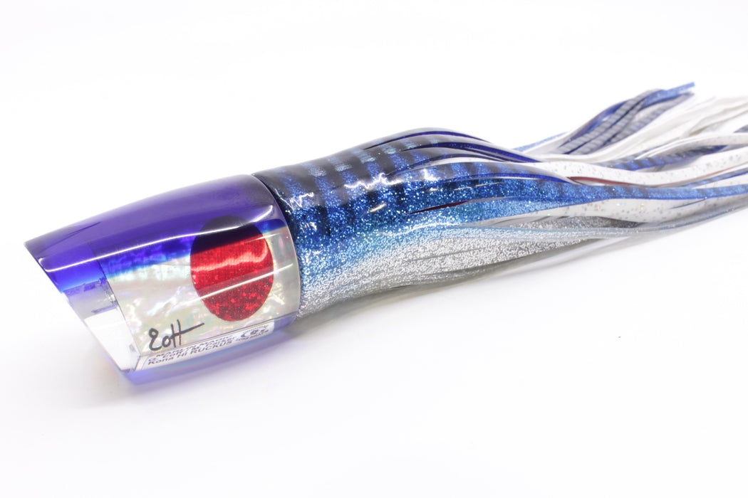 Marlin Magic White Awabi Blue Back Red Eyes Ruckus 12" 11oz Skirted Blue Aurora