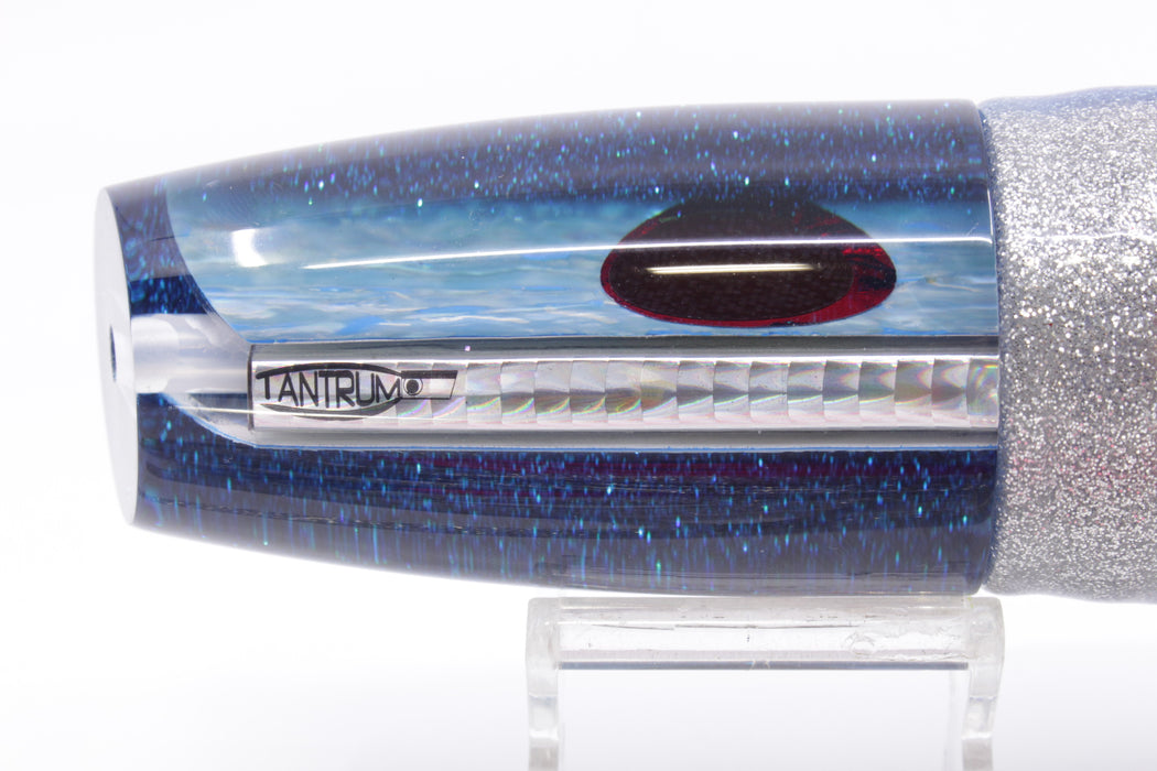 TANTRUM Lures Blue Awabi Blue Back XL Plunger 14" 12oz Skirted Blue-Silver