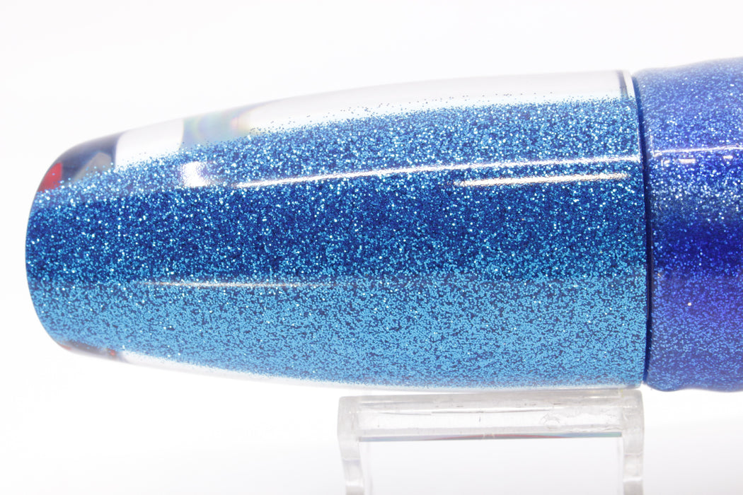 TANTRUM Lures Blue Awabi Blue Back XL Plunger 14" 12oz Skirted Blue-Silver