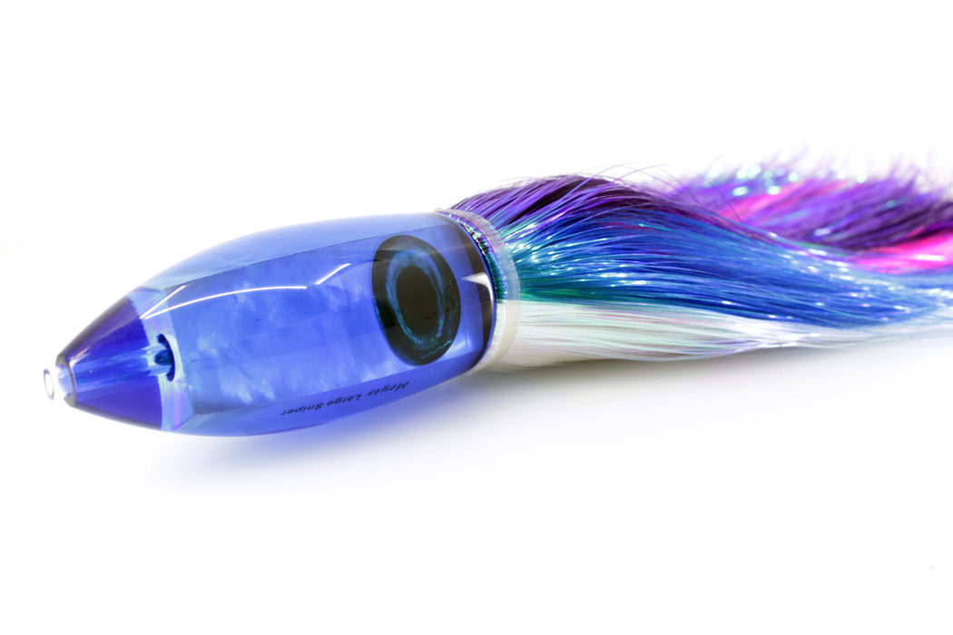 Moyes Lures Blue MOP Large Ono Bullet 14" 12oz Strobez