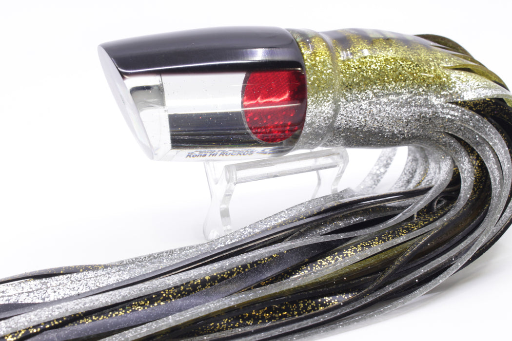 Marlin Magic Clear Mirrored Black Back Red Eyes Ruckus 12" 11oz Skirted