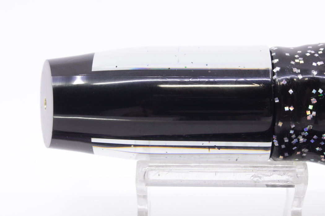 Tanigawa Lures Mirrored Black Beauty Plunger 9" 6.4oz Skirted Black/Purple