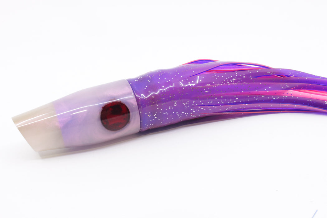 Tanigawa Lures Blueberry-Strawberry Pearl 2-Hole Slant 9"+ 9.6oz Skirted Plum/Pink