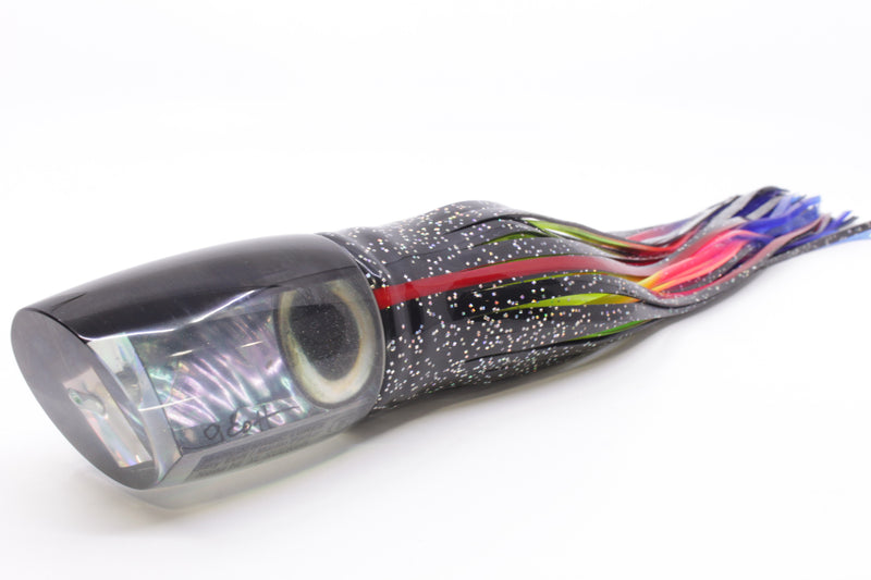 Marlin Magic Blue-Purple Abalone Black Back Taxi Eyes XL Ruckus 16" 17oz Skirted Black