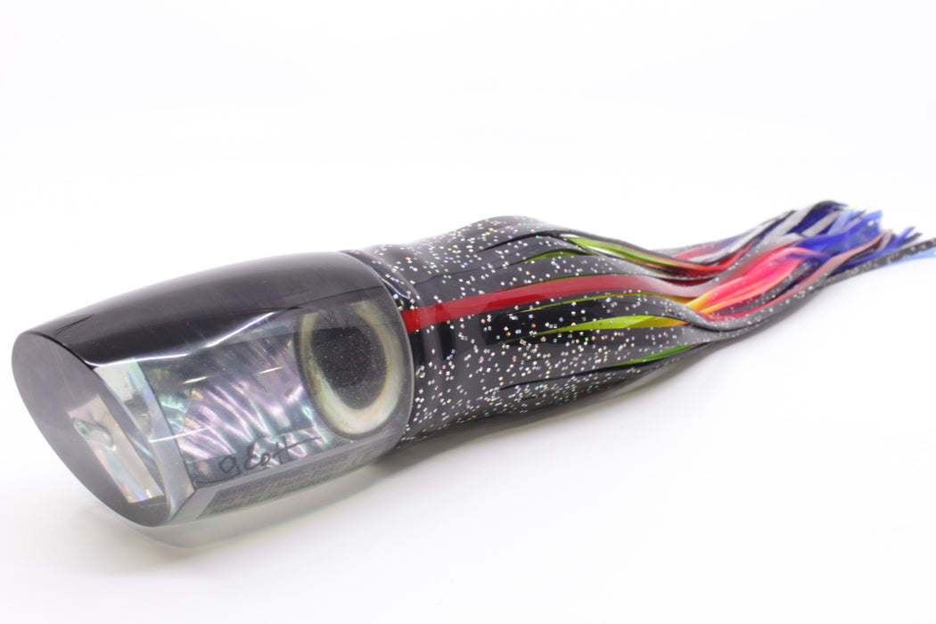 Marlin Magic Blue-Purple Abalone Black Back Taxi Eyes XL Ruckus 16" 17oz Skirted Black