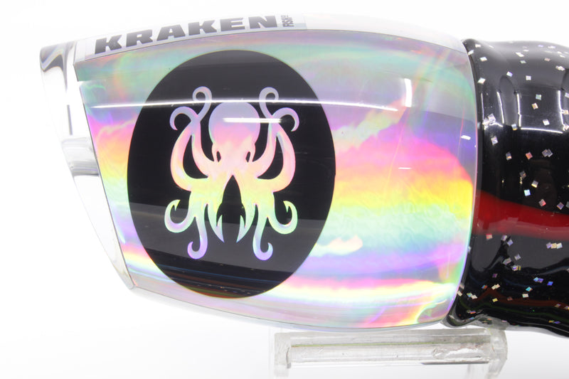 Kraken Fish Co. Silver Rainbow Kraken 16" 16.5oz Skirted Black-Rainbow