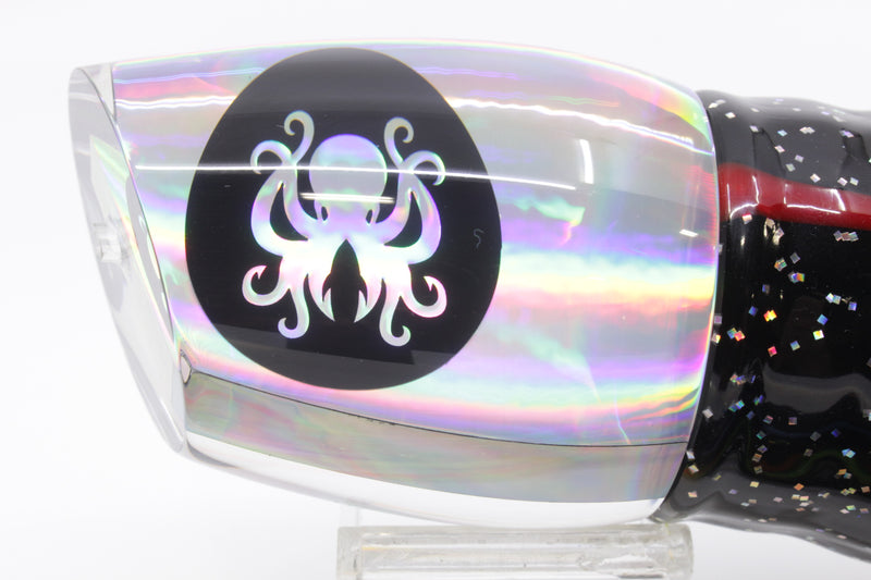 Kraken Fish Co. Silver Rainbow Kraken 16" 16.5oz Skirted Black-Rainbow