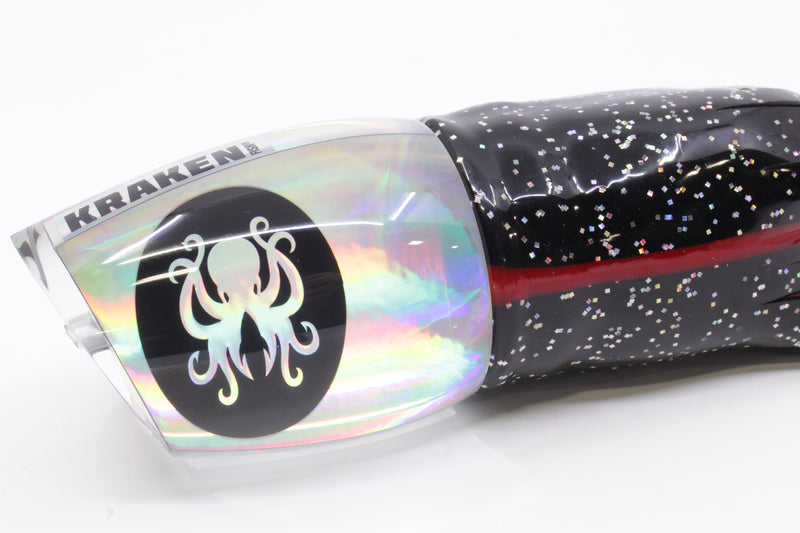 Kraken Fish Co. Silver Rainbow Kraken 16" 16.5oz Skirted Black-Rainbow